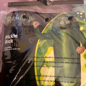 Pickle Rick Costume with Unibrow